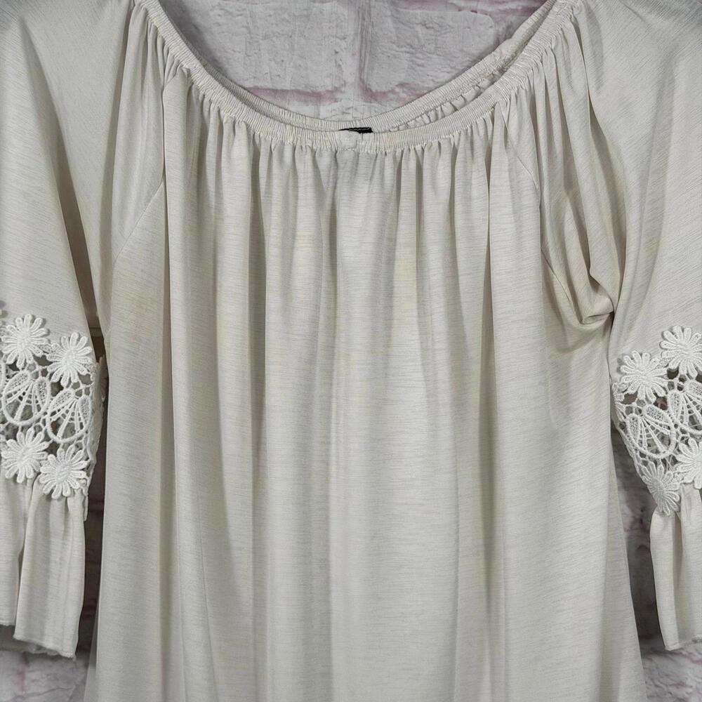 WinWin Ruffle Sleeve Tunic Top L-XL - Picture 2 of 7
